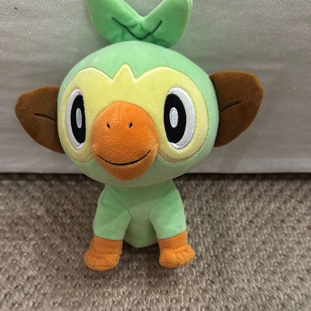 Pokemon 8" Grookey Plush Officially Licensed. Excellent condition. No tag.
